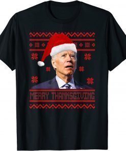 Funny Joe Biden Merry Thanksgiving Trick Or Treat T-Shirt