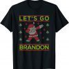 Let's Go Brandon Shirt Ugly Christmas Sweater Fun Anti Biden 2021 T-Shirt