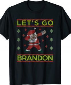 Let's Go Brandon Shirt Ugly Christmas Sweater Fun Anti Biden 2021 T-Shirt