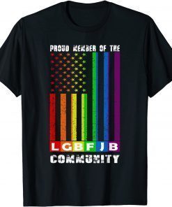 Proud Member Of The LGBFJB Community US Flag LGBFJB Vintage T-Shirt