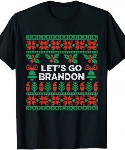 Official Let's Go Brandon Ugly Christmas Anti Biden Pro America Xmas Shirt