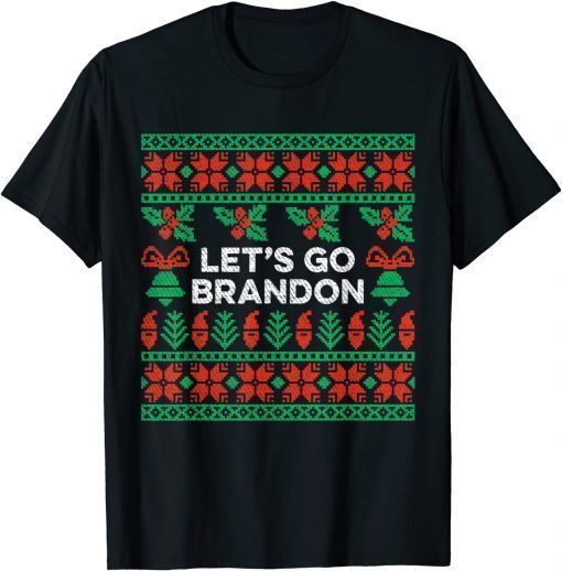 Official Let's Go Brandon Ugly Christmas Anti Biden Pro America Xmas Shirt