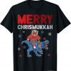 2021 Merry Chrismukkah Hanukkah Menorah Nine Candles T-Shirt