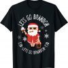 Lets Go Brandon Let's Go Brandon Christmas Eve Holiday Santa TShirt