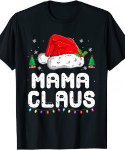 Official Mama Claus Shirt Christmas Pajama Family Matching Xmas T-Shirt