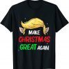2021 Make Christmas Great Again Funny Trump Ugly Christmas T-Shirt