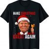 Make Christmas Great Again Funny Trump Ugly Christmas Gift T-Shirt