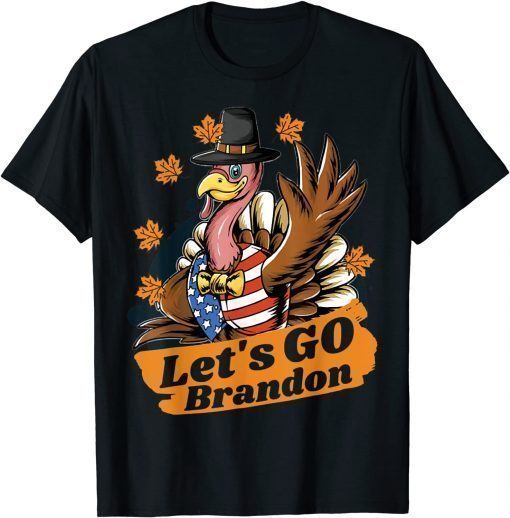 Official Thanksgiving Brandon Lets Go Brandon Joe Biden 2021 T-Shirt