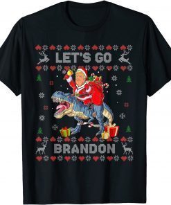 Official Trump Sarcastic Lets Go Branson Ugly Christmas Pajama 2021 Shirts
