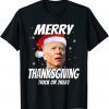 Santa Biden Merry Thanksgiving Trick Or Treat Christmas meme T-Shirt