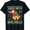 T-Shirt Anti Biden Jingle Bells Biden Smells Ugly Christmas Sweater