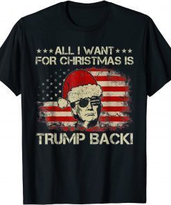 Official All I Want For Christmas Is Trump Back Or A New President T-Shirt