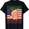 Let's Go Brandon Trump Ugly Christmas Sweater Tee Shirts