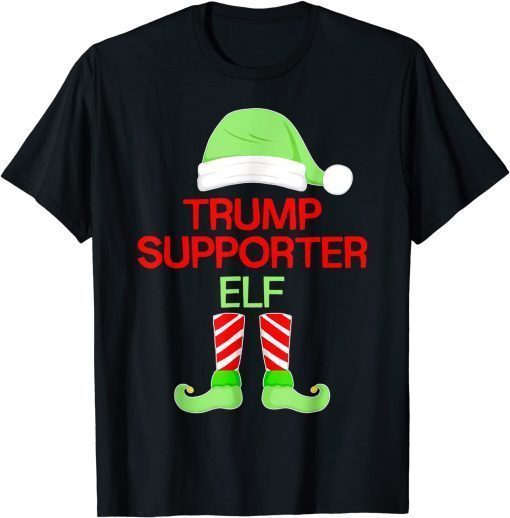 T-Shirt Trump Supporter Elf Matching Family Group Christmas Pajama Official