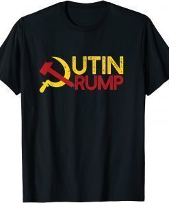 2021 PUTIN TRUMP Campaign Logo Funny Russian USSR Soviet Meme T-Shirt