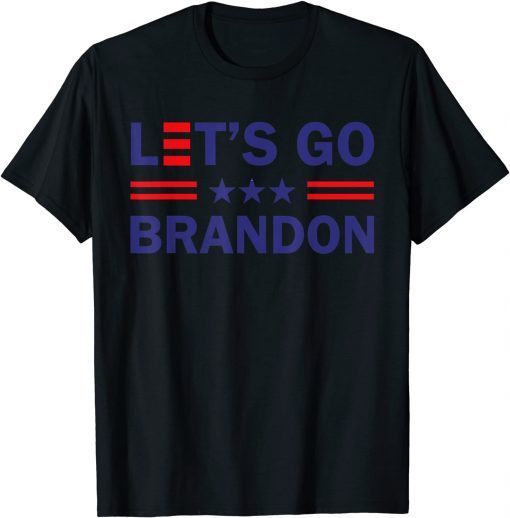 Official Lets Go Brandon Tee Funny Trendy sarcastic Let's Go Brandon TShirt