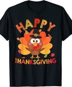 Happy Thanksgiving 2021 Turkey Funny Pajama Kids Boy Girl Unisex Shirt