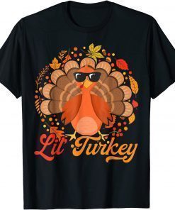 Classic Lil Turkey Happy Thanksgiving 2021 T-Shirt