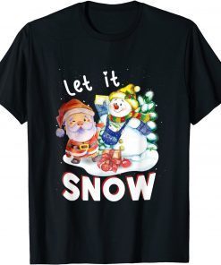 Merry Christmas Let It Snow Unisex TShirt