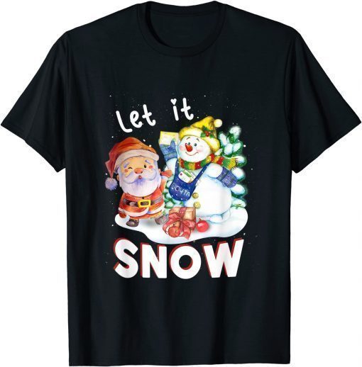 Merry Christmas Let It Snow Unisex TShirt