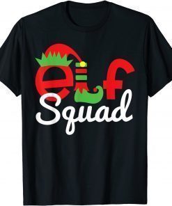 Official Family Christmas Matching Holiday Group Elf Squad TShirt