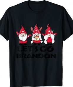 Let's Go Branson Brandon Gnomies Gnome Christmas Pajamas Gift TShirt