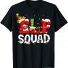 Funny Elf Squad Funny Family Christmas Matching Pajamas Xmas Shirts