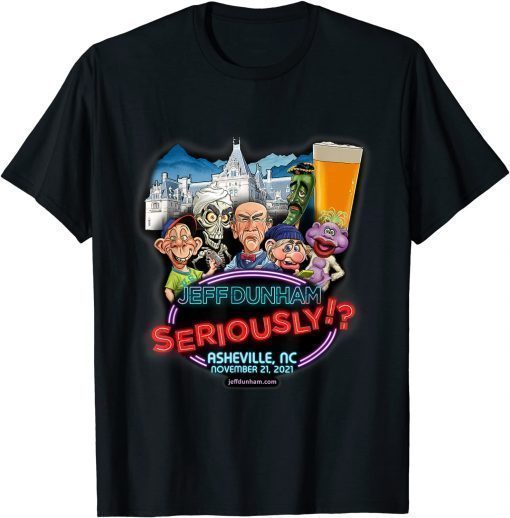 Classic Jeff Dunham Asheville, NC T-Shirt