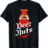Deez Nuts Nutcracker Shirt Funny Ugly Christmas Xmas Unisex T-Shirt