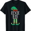 Classic The Lexie Elf Funny Family Matching Christmas Pajamas TShirt