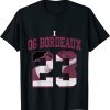 2021 Number 23 Sneaker Matching 1 Retro High OG Bordeaux Unisex T-Shirt