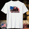 It's time to take Brandon to the train station us flag t-shirt