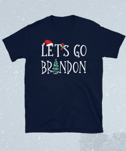 Lets Go Brandon Santa Hat Christmas Shirt