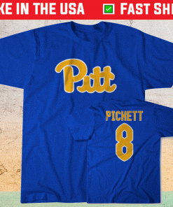 Pitt Kenny Pickett 8 Player Shirt