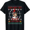 Funny Merry Christmas Snitches Get Stitches Elf Ugly Sweater Shirt