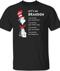 Tee Shirts Dr Seuss Let’s Go Brandon