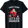 Santa Trump Let's Go Brandon Ugly Christmas Shirt