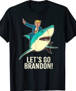 Let's Go Brandon Funny Shark Trump Pro Shirt