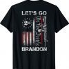 Gun American Flag Patriots Let's Go Brandon WE ARE PEOPLE (ON BACK) Shirt