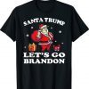 Santa Trump Let's Go Brandon Trump Ugly Christmas Shirt