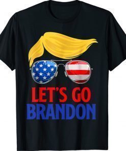 Donald Trump Glasses Let’s Go Brandon Shirt