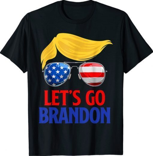 Donald Trump Glasses Let’s Go Brandon Shirt