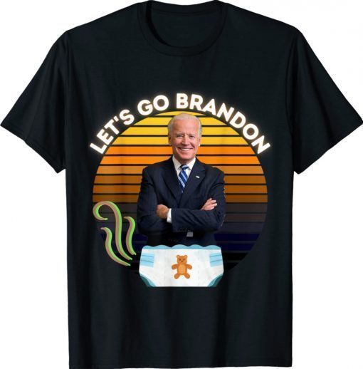 Let's Go Brandon Biden in Poopy Diaper Poopgate Shirt