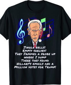 Biden Colonoscopy Meme Christmas Butt Wiped Biden Go Brandon Shirt