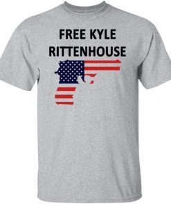 Free Kyle Rittenhouse US Flag Shirt