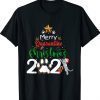 Merry Quarantine cat Family Christmas 2021 Shirt