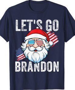 Let's go Brandon Santa Claus Xmas Shirt