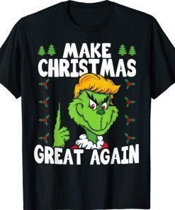 Funny Trump 2024 Make Christmas Great Again Ugly Sweater T-Shirt