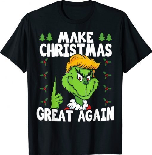 Funny Trump 2024 Make Christmas Great Again Ugly Sweater T-Shirt