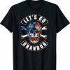 Let's Go Brandon American Biker USA Flag Shirt